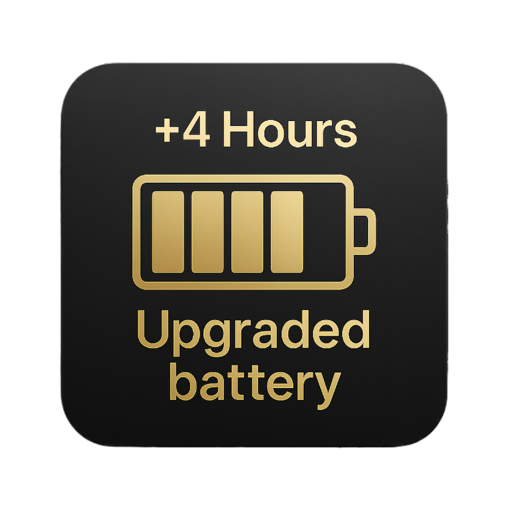 +4 Hour Upgraded Battery VIP